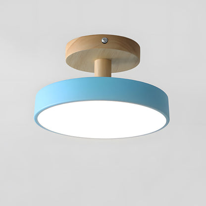 Ronde ijzeren LED-plafondlamp