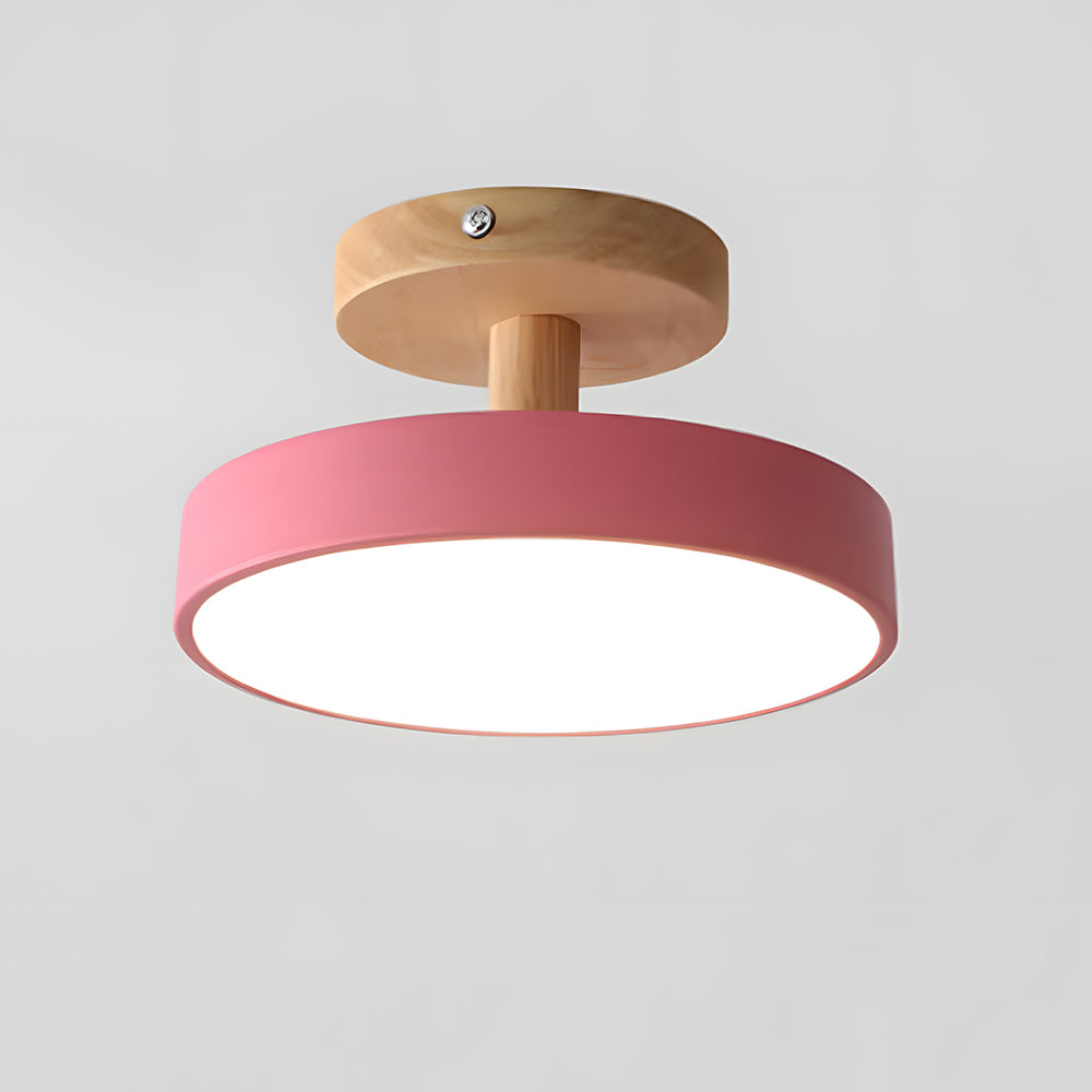 Ronde ijzeren LED-plafondlamp