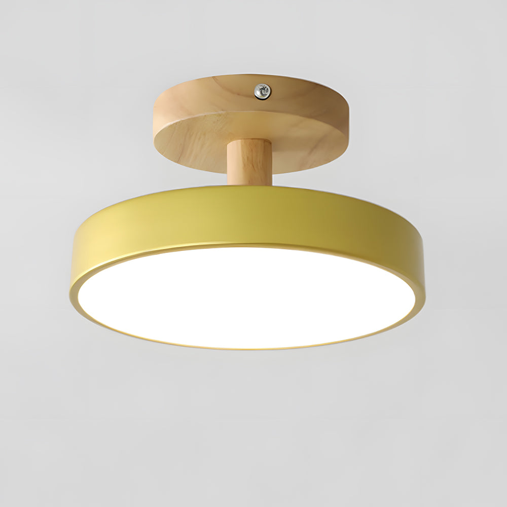 Ronde ijzeren LED-plafondlamp