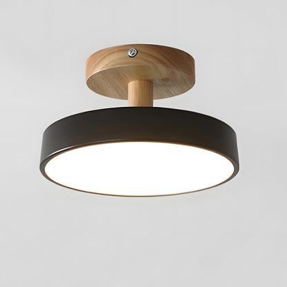 Ronde ijzeren LED-plafondlamp