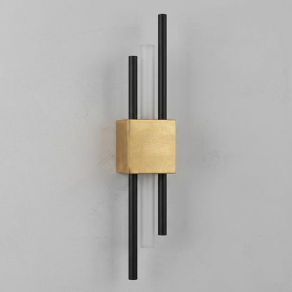 Moderne verticale LED-wandlamp