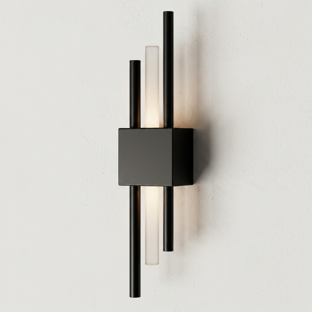 Moderne verticale LED-wandlamp