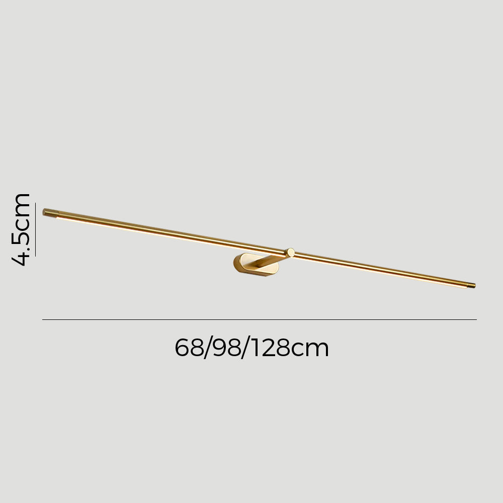 Slanke LED-spiegelmuurverlichting