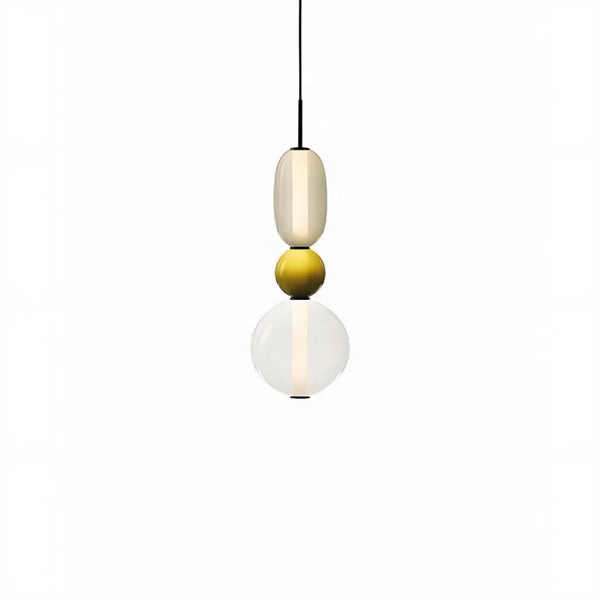 Noordse kleurrijke glazen hanglamp