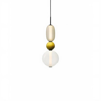 Noordse kleurrijke glazen hanglamp
