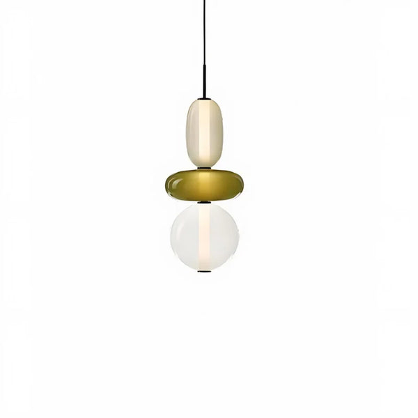 Noordse kleurrijke glazen hanglamp