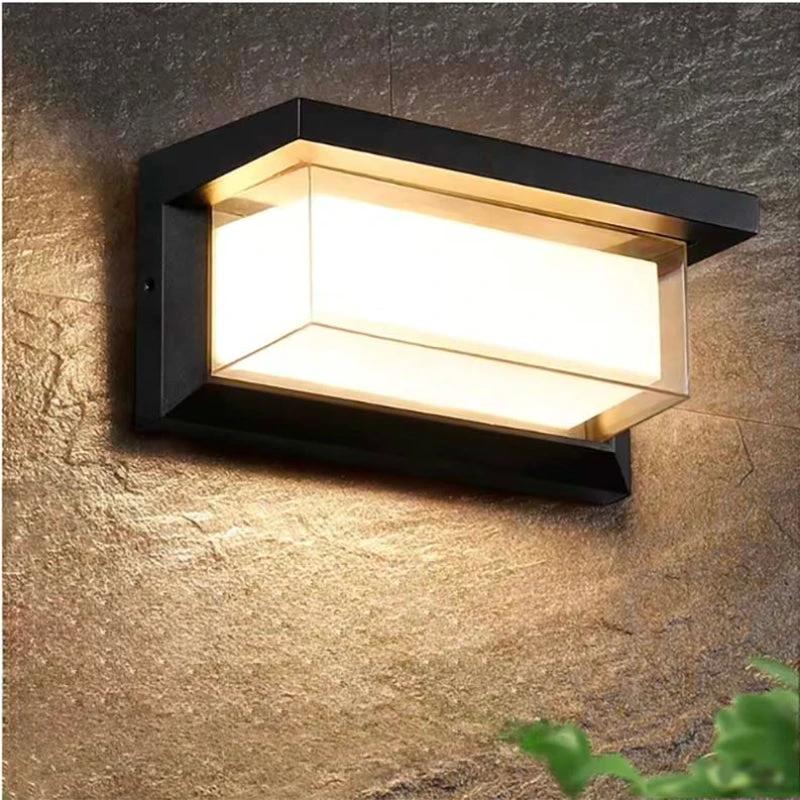 Moderne waterdichte LED buitenmuurlamp