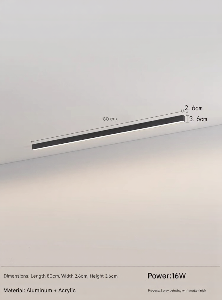 Plafondlamp voor balkonverlichting in moderne stijl