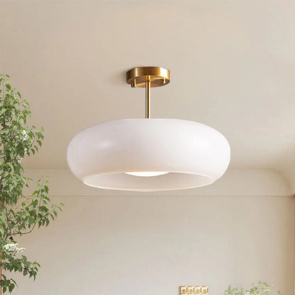 Bauhaus plafondlamp van glas