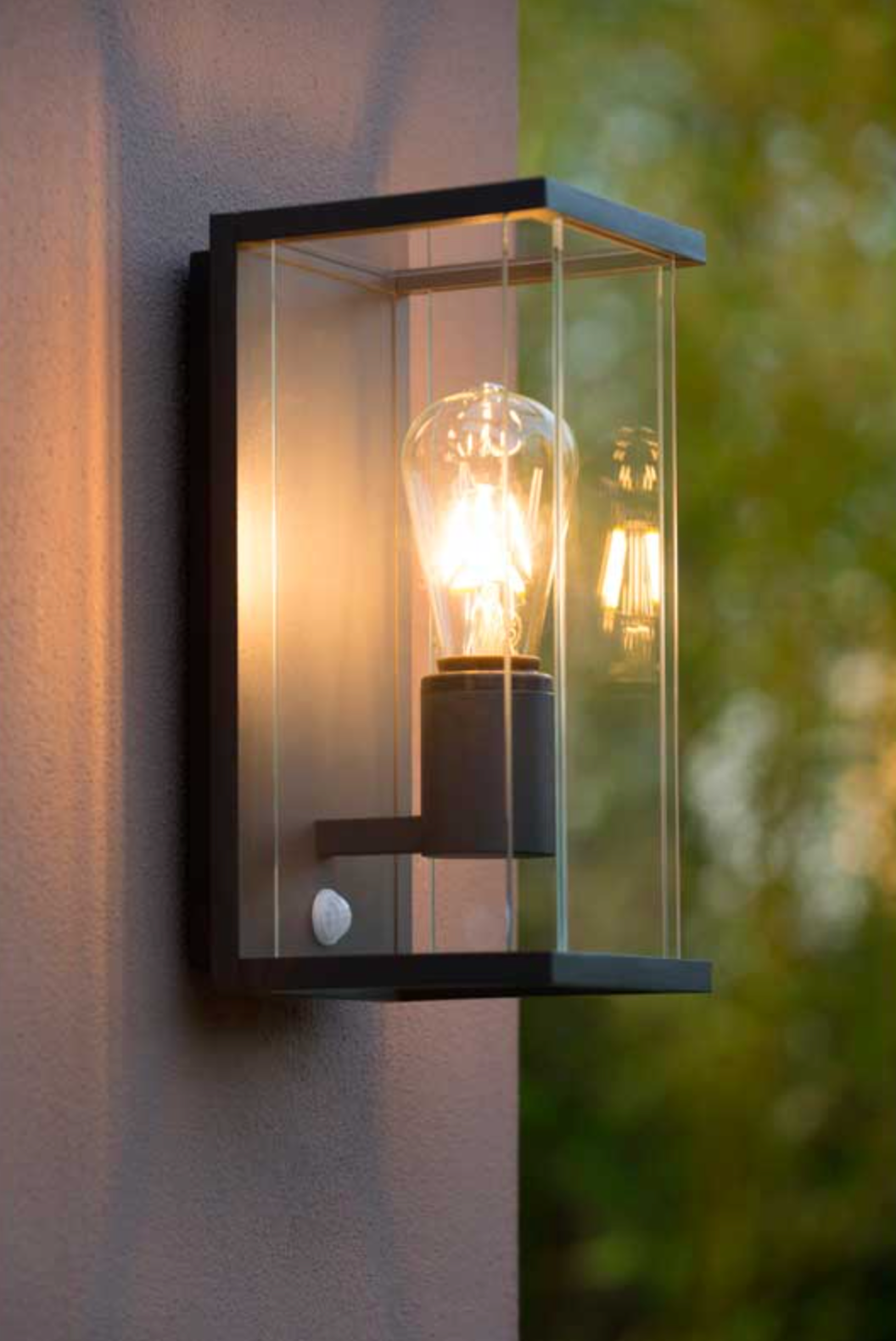 Moderne rechthoekige buitenmuurlamp