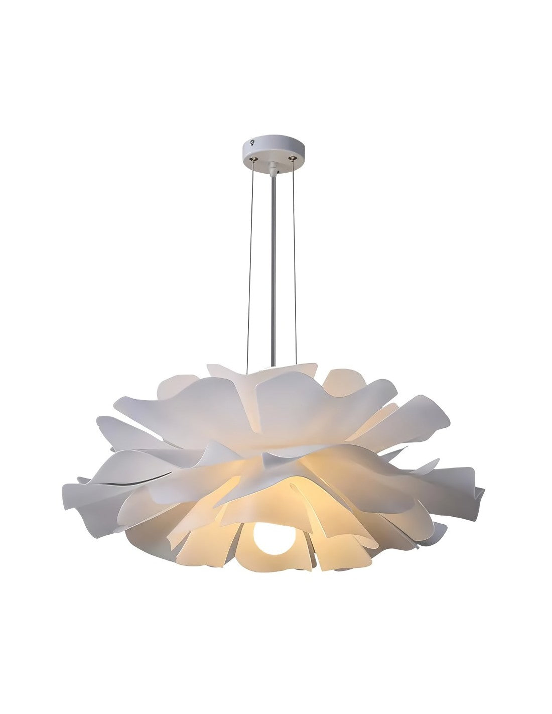 Noordse acryl bloemenhanglamp