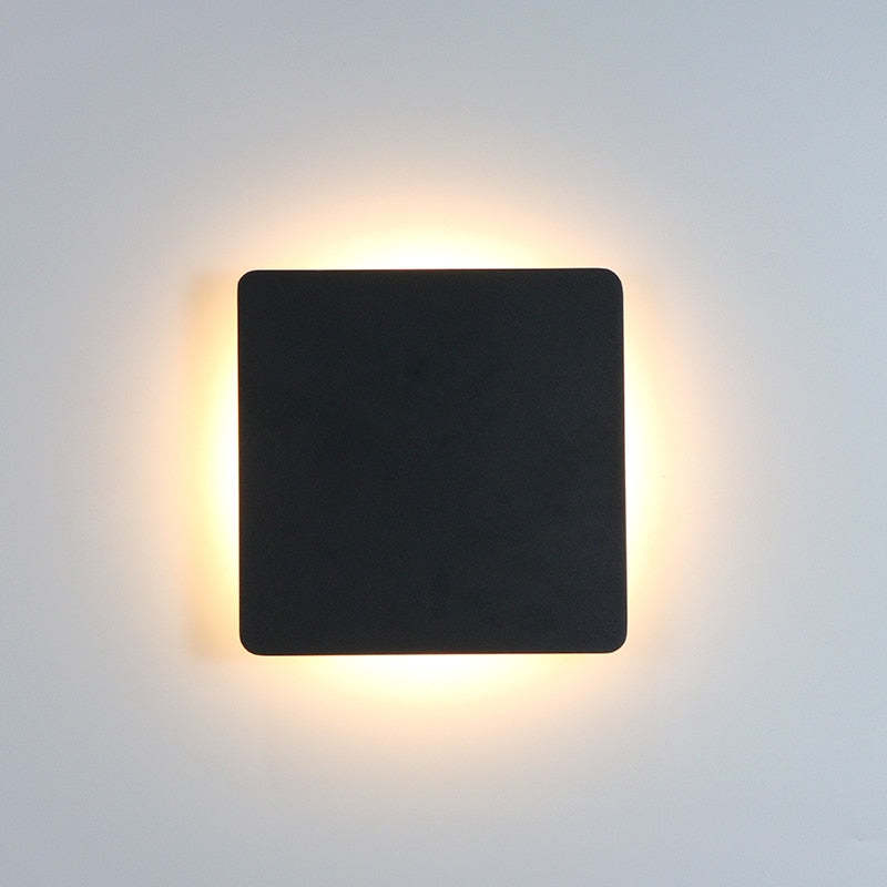 Moderne geometrische LED buitenmuurlamp