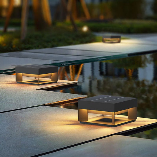 Solar Cube buitenpaallamp
