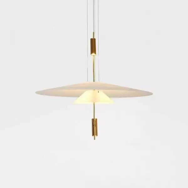 Sculpturale meerlaagse hanglamp