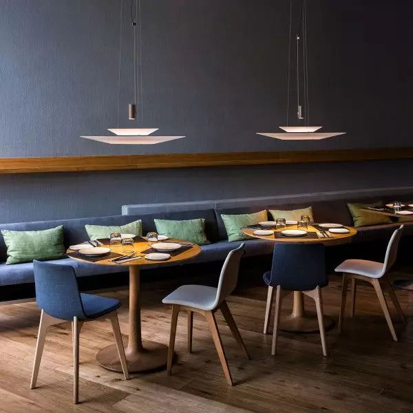 Sculpturale meerlaagse hanglamp