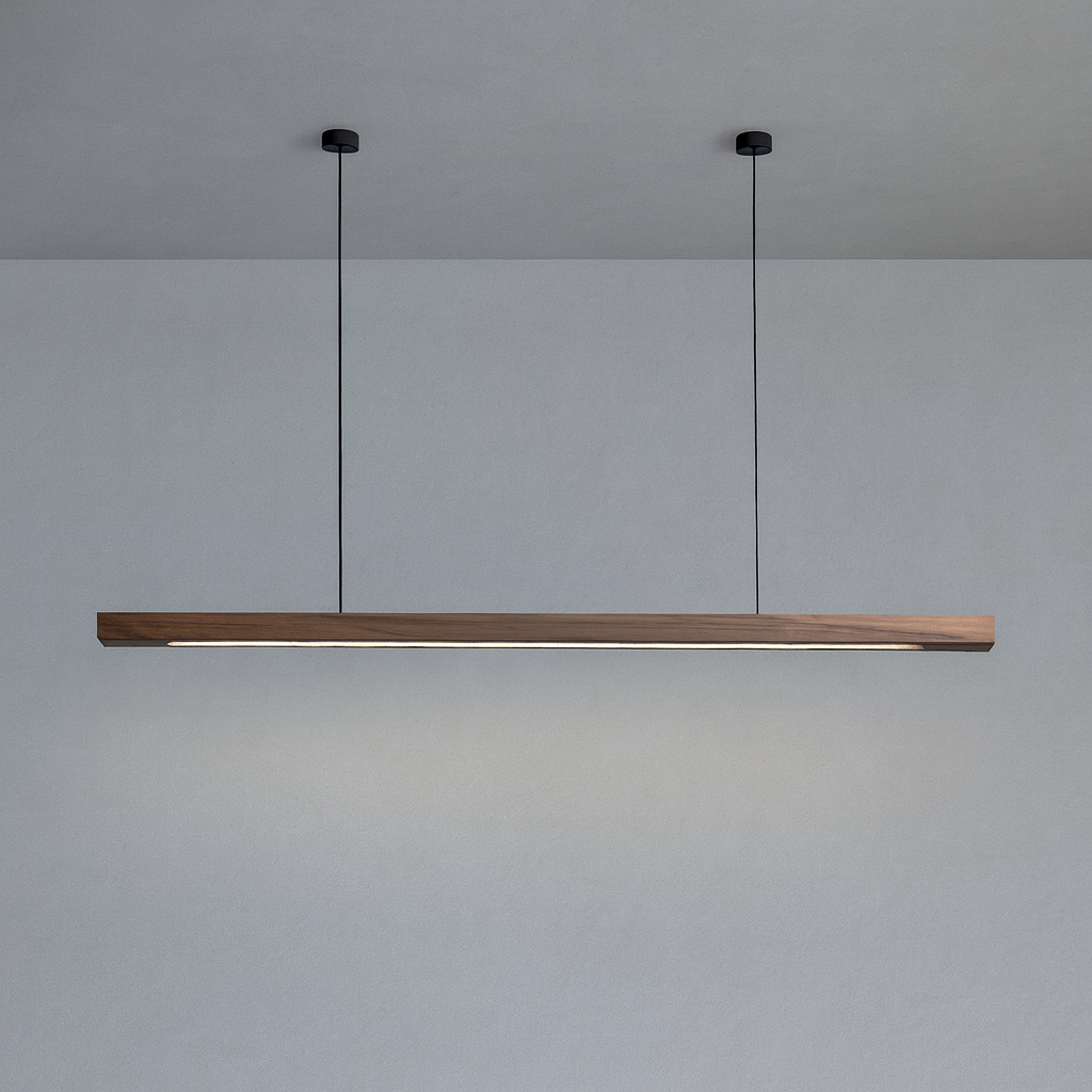 Moderne Scandinavische houten hanglamp