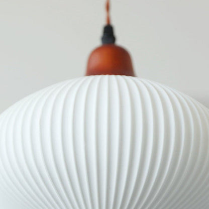 Met de hand gemaakte witte keramische lamp