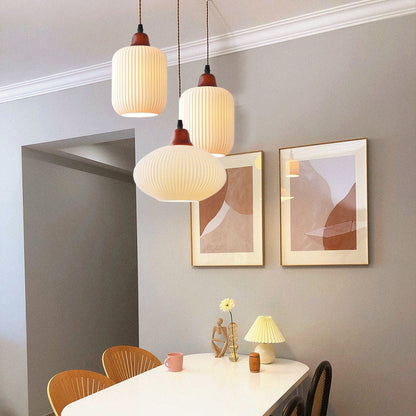Met de hand gemaakte witte keramische lamp