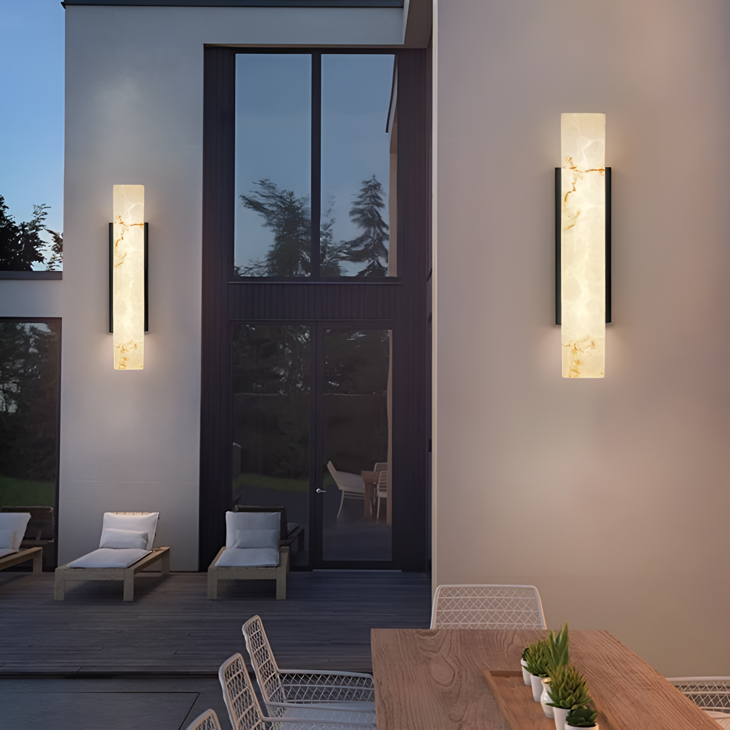 Steen Gloed Buitenmuurlamp