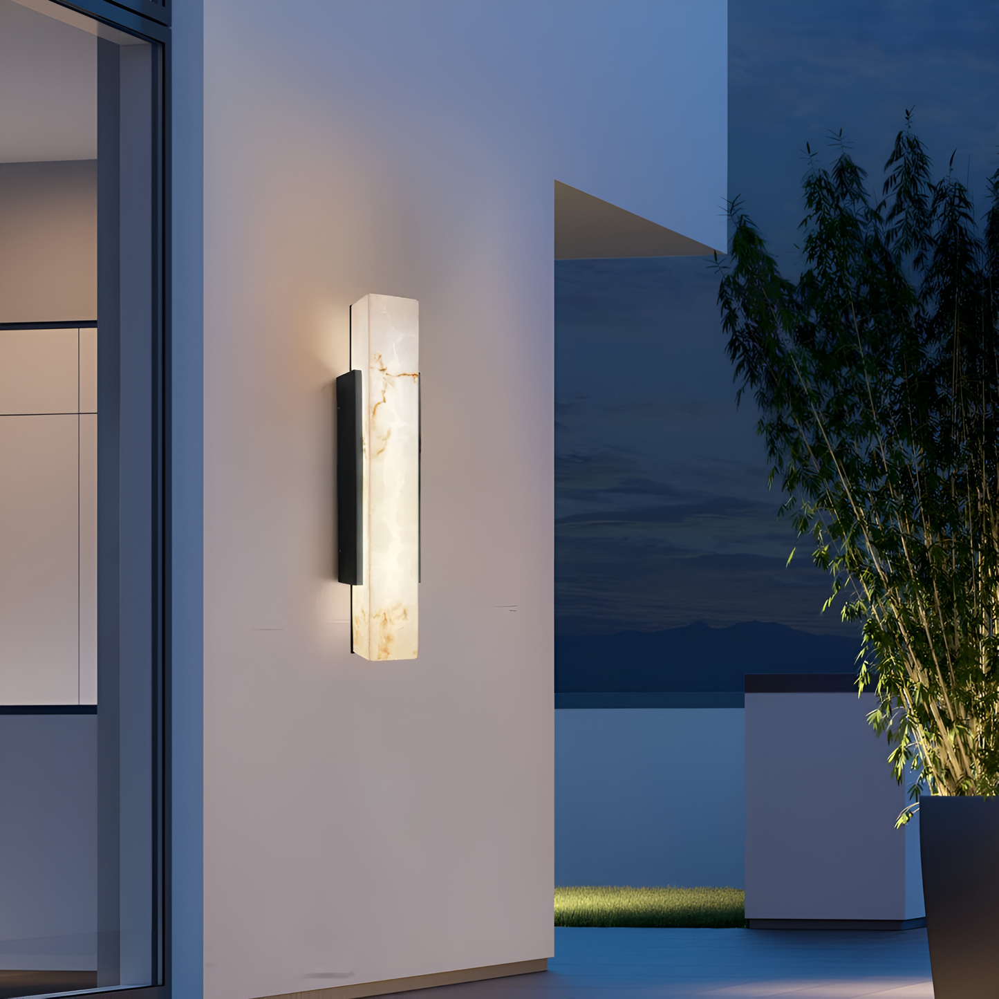 Steen Gloed Buitenmuurlamp