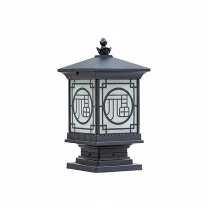 Zentari Art-deco metalen lantaarnpaalverlichting
