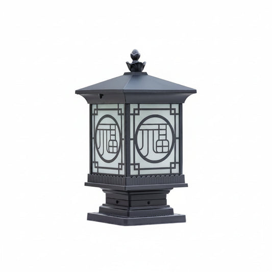 Zentari Art-deco metalen lantaarnpaalverlichting