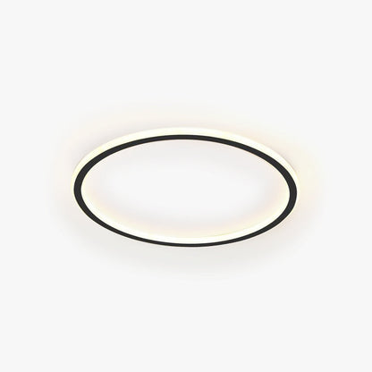 Ronde, vlakke ledlamp van acryl