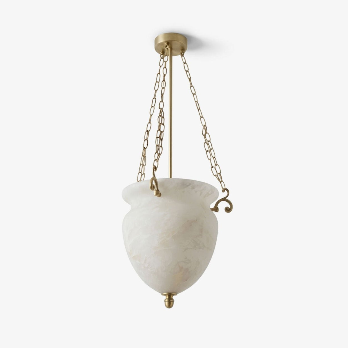Hanger met ketting van albasten urn