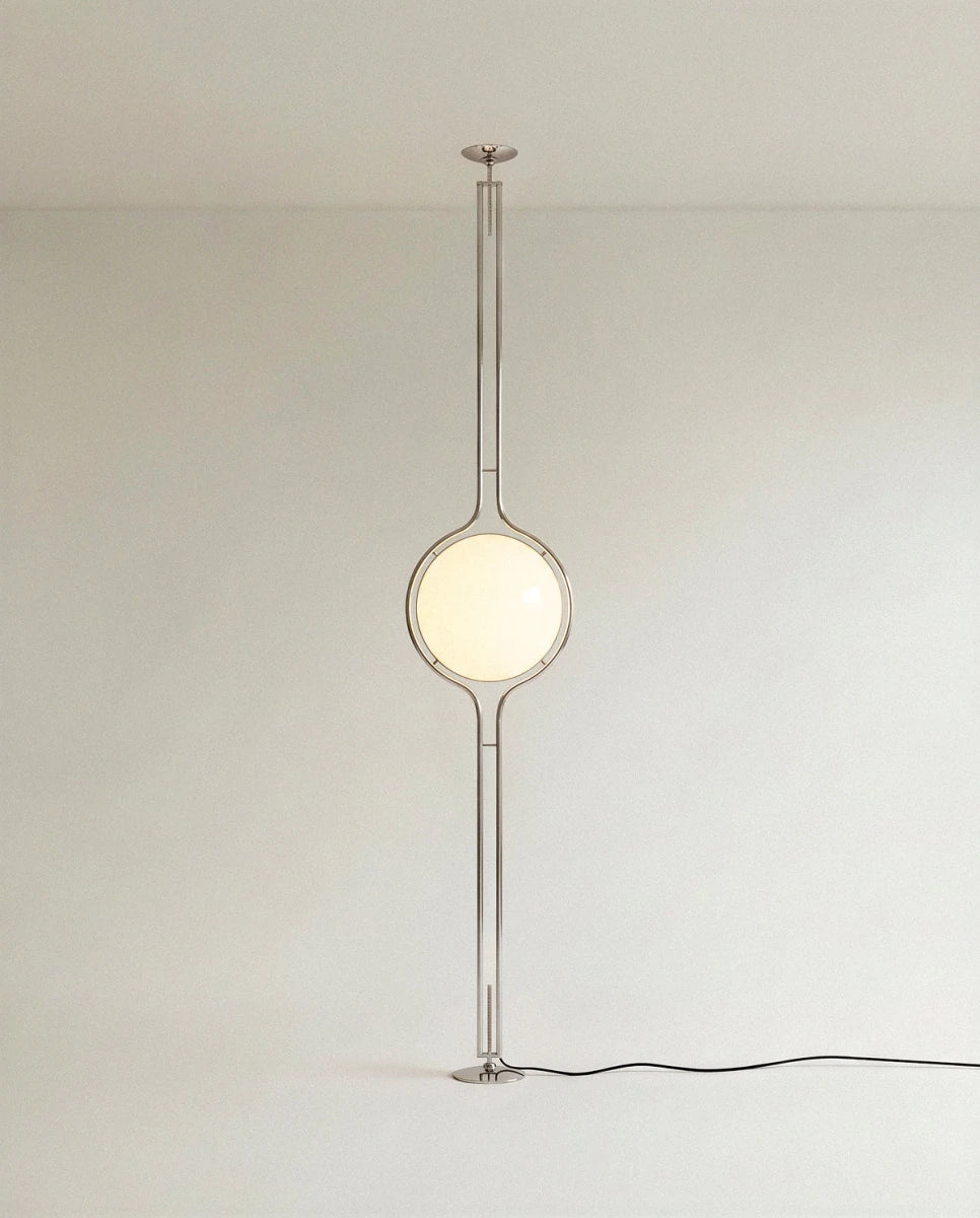Pelvaro metalen lamp van vloer tot plafond in mid-century-stijl