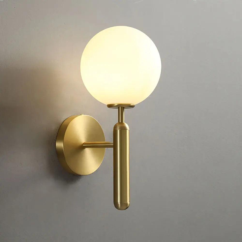 Ophira moderne wandlamp met glazen bol