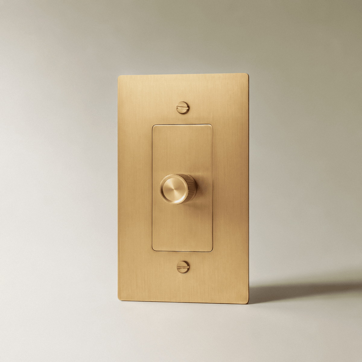 Norvessa vintage-draaiknopdimmer van messing