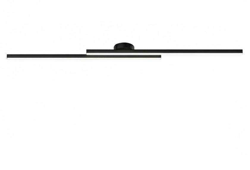 Linivo minimalistische aluminium led-plafondlamp voor lichtstrips