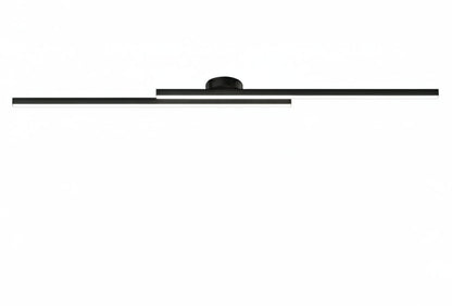 Linivo minimalistische aluminium led-plafondlamp voor lichtstrips