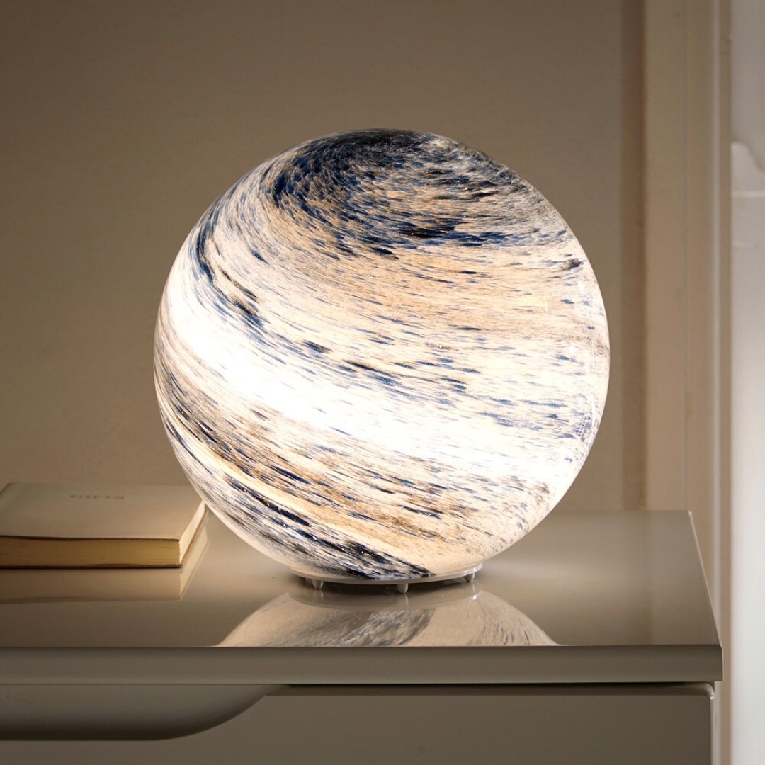 Selenora Celestial glazen maan-tafellamp