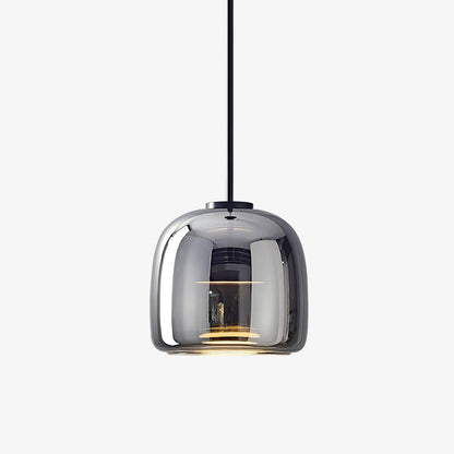 Handgeblazen glazen koepelhanglamp