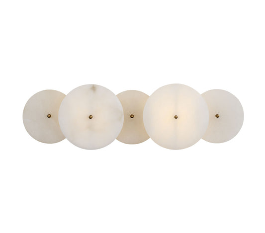 Lunavey moderne albasten schijf-wandlamp