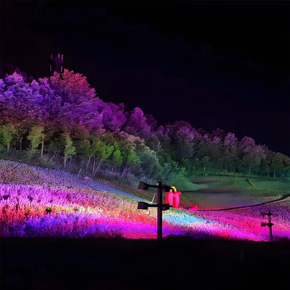 Chromara industriële aluminium RGB-landschapsspot