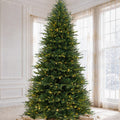 Skovra Classic PE/PVC 12ft voorverlichte kerstboom