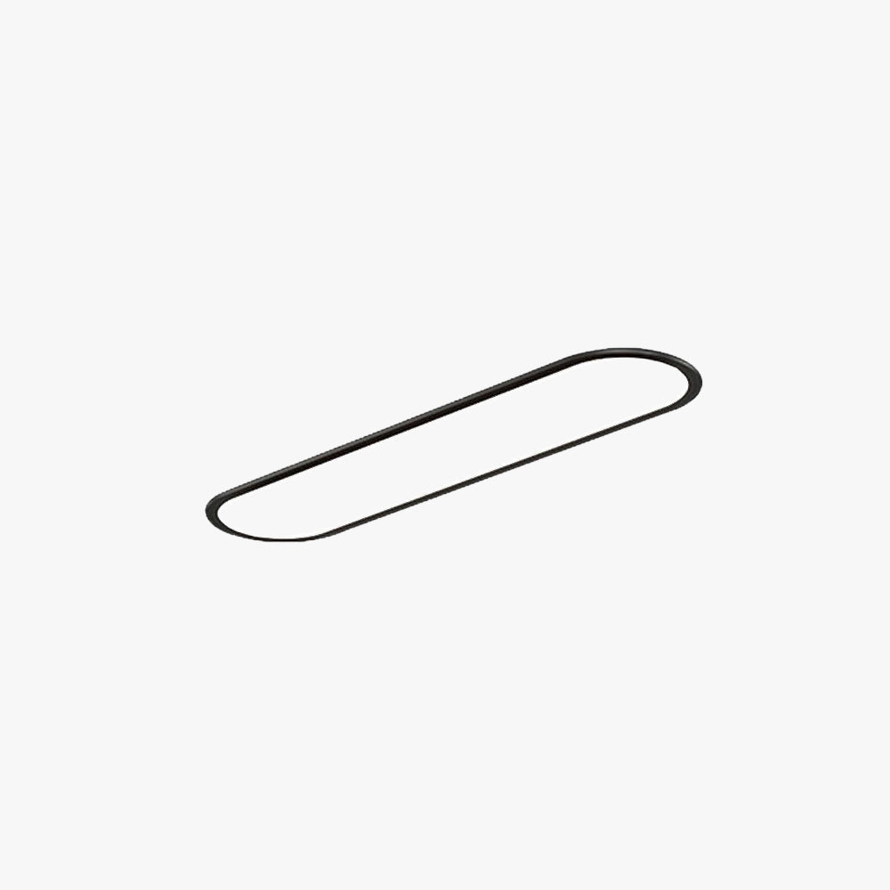 Ovalis minimalistische ovale plafondlamp van metaal