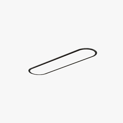 Ovalis minimalistische ovale plafondlamp van metaal