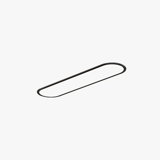 Ovalis minimalistische ovale plafondlamp van metaal