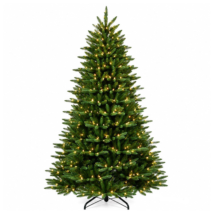 Caldewyn Classic PE/PVC 7.5ft voorverlichte kerstboom