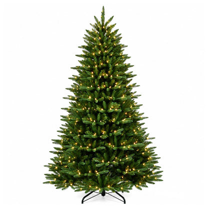Caldewyn Classic PE/PVC 7.5ft voorverlichte kerstboom