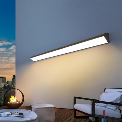 Tanvelle minimalistische lineaire aluminium wandlamp voor buitengebruik