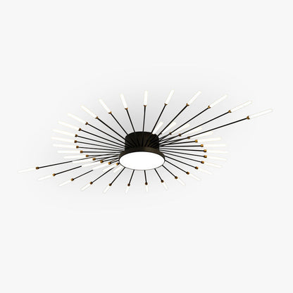 Pyrenna Starburst metalen plafondlamp met vuurwerkdesign