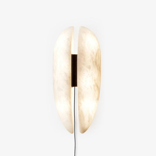 Alabaster wandlamp met stekker