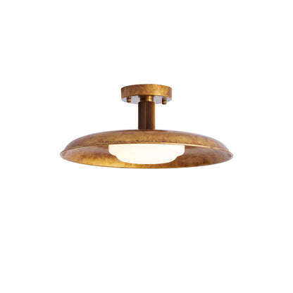 Brede ronde plafondlamp.flush