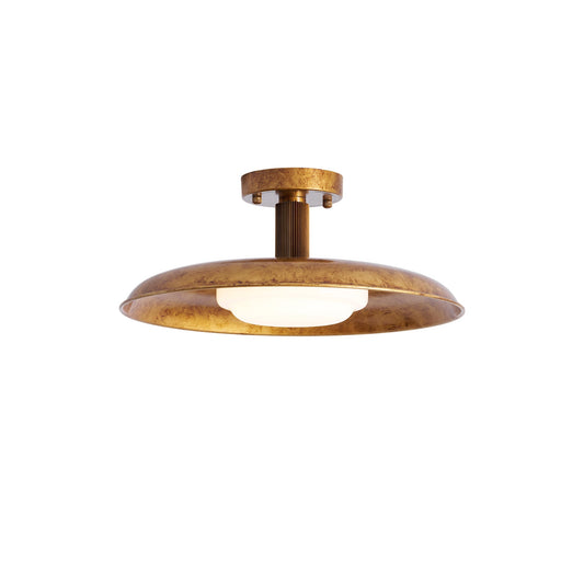 Brede ronde plafondlamp.flush