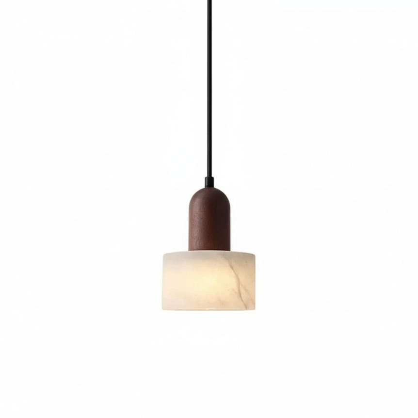 Sarelle Japandi Jade-marmeren hanglamp