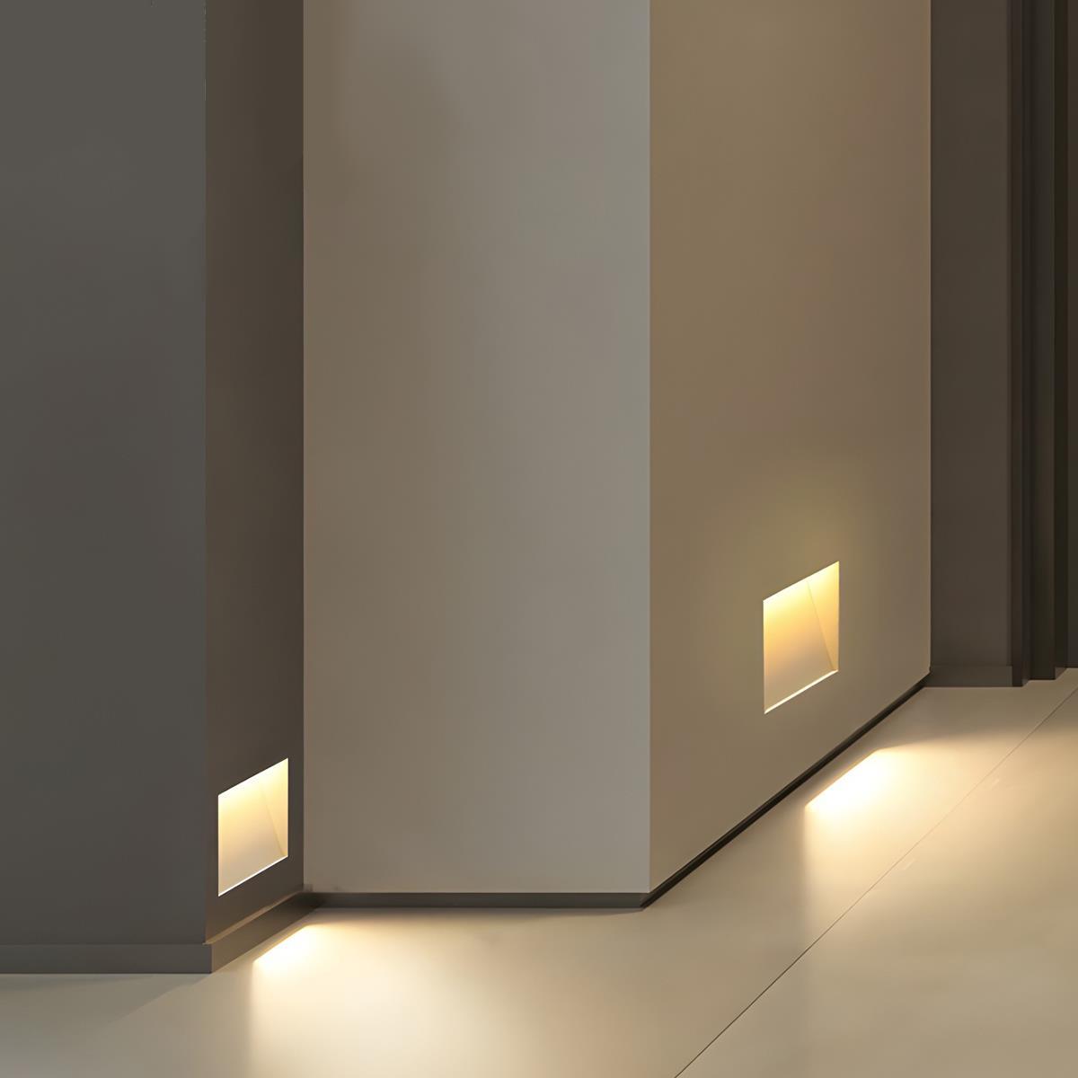 Nichelle minimalistische aluminium inbouwtrapverlichting